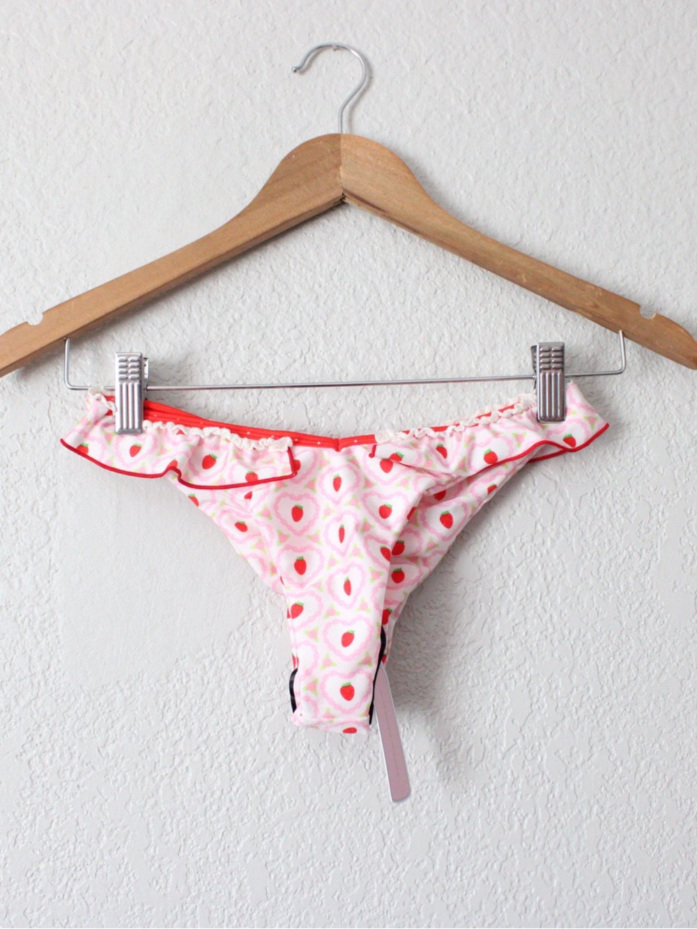 Whipped Cream Swimwear Strawberry Lane Bikini Set XS - Picture 6 of 10